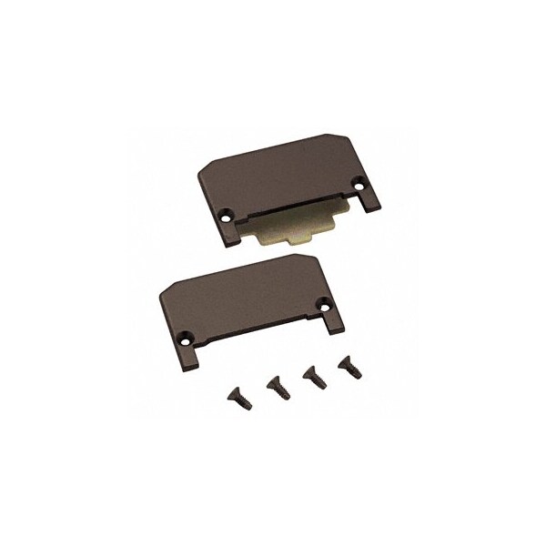 Dark Bronze Push Pad End Cap Package for 1200 Series Panic Exit Device